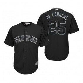 New York Yankees Gleyber Torres De Caracas Black 2019 Players' Weekend Replica Jersey