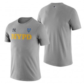 New York Yankees Gray NYPD T-Shirt