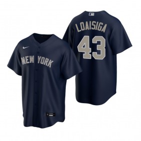 New York Yankees Jonathan Loaisiga Nike Navy Replica Alternate Jersey
