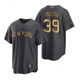New York Yankees Jose Trevino Charcoal 2022 MLB All-Star Game Replica Jersey