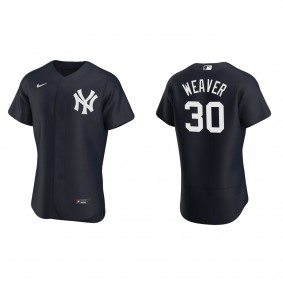 Men's New York Yankees Luke Weaver Navy Authentic Alternate Jersey