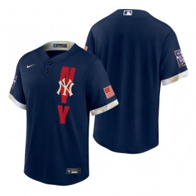 New York Yankees Navy 2021 MLB All-Star Game Replica Jersey