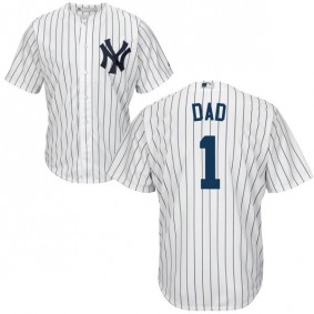 Male New York Yankees White Father's Day Gift Jersey
