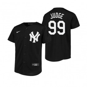 Youth New York Yankees Aaron Judge Nike Black Replica Jersey