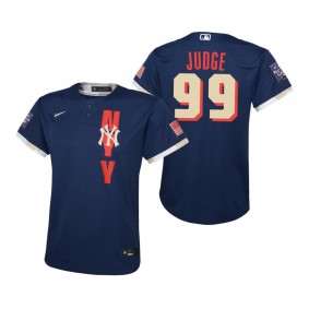 Youth New York Yankees Aaron Judge Nike Navy 2021 MLB All-Star Game Jersey