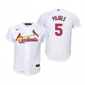Youth St. Louis Cardinals Albert Pujols Nike White Replica Home Jersey