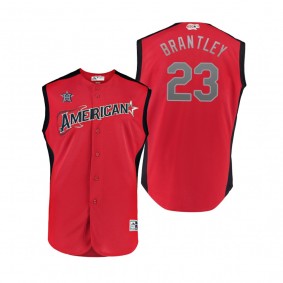 Youth American League Astros Michael Brantley Red 2019 MLB All-Star Game Jersey