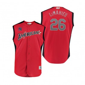 Youth American League Yankees DJ LeMahieu Red 2019 MLB All-Star Game Jersey