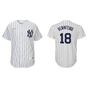 Youth New York Yankees Andrew Benintendi White Cooperstown Collection Jersey