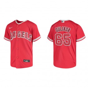 Youth Jose Quijada Los Angeles Angels Red Replica Jersey