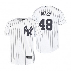 Youth New York Yankees Anthony Rizzo Nike White Replica Home Jersey