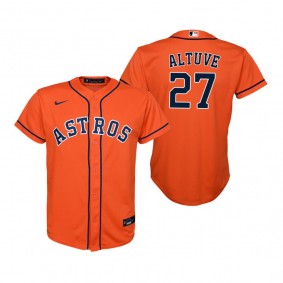 Youth Houston Astros Jose Altuve Nike Orange 2020 Replica Alternate Jersey