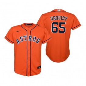 Youth Houston Astros Jose Urquidy Nike Orange Replica Alternate Jersey