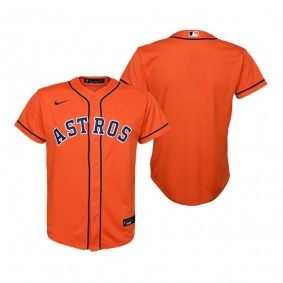 Youth Houston Astros Nike Orange 2020 Replica Alternate Jersey