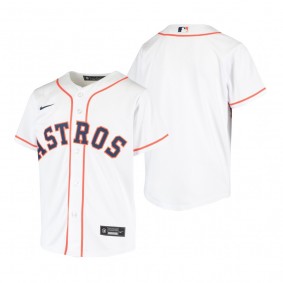 Youth Houston Astros Nike White Replica Home Jersey