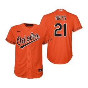 Youth Baltimore Orioles Austin Hays Nike Orange Replica Jersey