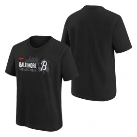 Youth Baltimore Orioles Nike Black 2023 City Connect Graphic T-Shirt