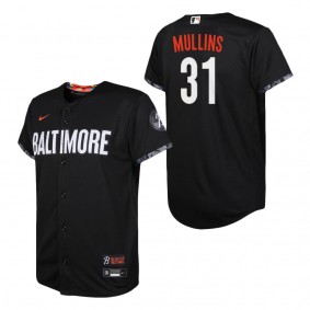 Youth Baltimore Orioles Cedric Mullins Nike Black 2023 City Connect Replica Player Jersey
