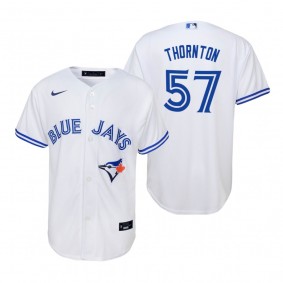Youth Toronto Blue Jays Trent Thornton Nike White Replica Home Jersey