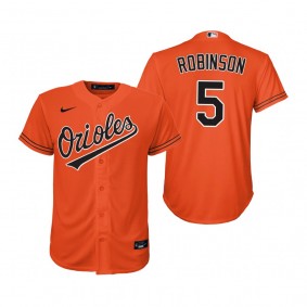 Youth Baltimore Orioles Brooks Robinson Nike Orange Replica Jersey