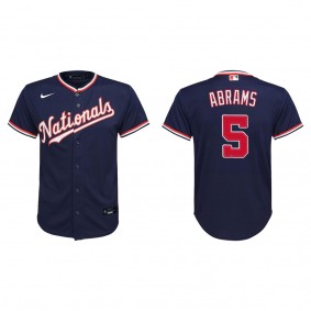 Youth Nationals C.J. Abrams Navy Replica Alternate Jersey