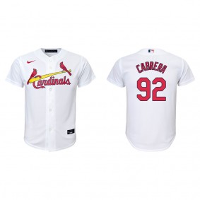 Youth Genesis Cabrera St. Louis Cardinals White Replica Home Jersey
