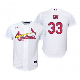 Youth St. Louis Cardinals Kwang-hyun Kim Nike White Replica Home Jersey