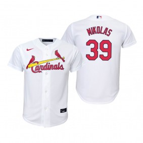 Youth St. Louis Cardinals Miles Mikolas Nike White Replica Home Jersey