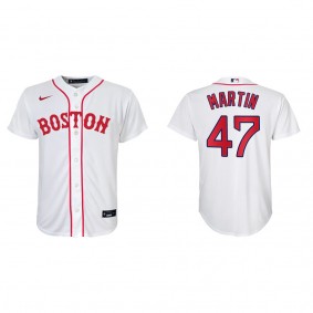 Youth Boston Red Sox Chris Martin Red Sox Patriots' Day Replica Jersey