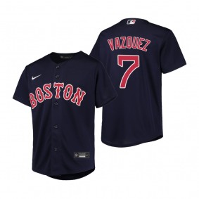 Youth Boston Red Sox Christian Vazquez Nike Navy Replica Jersey