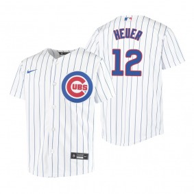 Youth Chicago Cubs Codi Heuer Nike White Replica Home Jersey