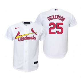 Youth St. Louis Cardinals Corey Dickerson Nike White Replica Home Jersey