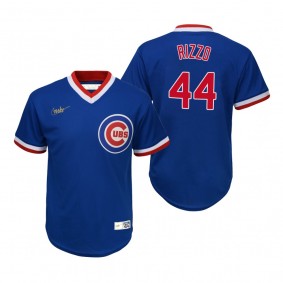 Youth Chicago Cubs Anthony Rizzo Nike Royal Cooperstown Collection Road Jersey