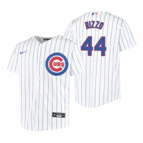 Youth Chicago Cubs Anthony Rizzo Nike White Replica Home Jersey