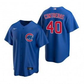 Youth Chicago Cubs Willson Contreras Nike Royal Replica Alternate Jersey