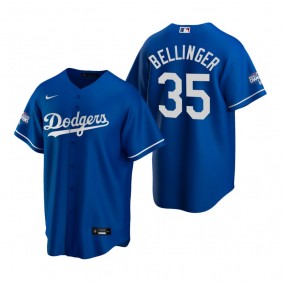 Youth Los Angeles Dodgers Cody Bellinger Royal 2020 World Series Champions Replica Jersey