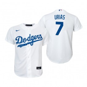 Youth Los Angeles Dodgers Julio Urias Nike White Replica Home Jersey