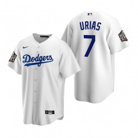 Youth Los Angeles Dodgers Julio Urias White 2020 World Series Replica Jersey