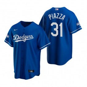 Youth Los Angeles Dodgers Mike Piazza Royal 2020 World Series Champions Replica Jersey