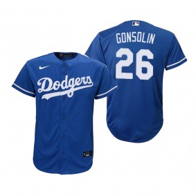 Youth Los Angeles Dodgers Tony Gonsolin Nike Royal Replica Alternate Jersey