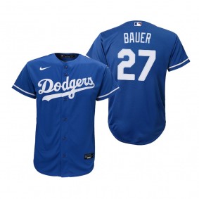 Youth Los Angeles Dodgers Trevor Bauer Nike Royal Replica Alternate Jersey
