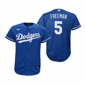 Youth Los Angeles Dodgers Freddie Freeman Nike Royal Replica Alternate Jersey
