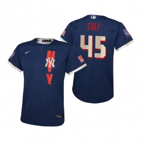 Youth New York Yankees Gerrit Cole Nike Navy 2021 MLB All-Star Game Jersey