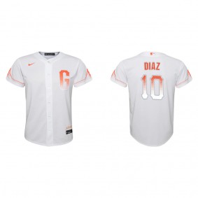 Youth Isan Diaz San Francisco Giants White City Connect Replica Jersey