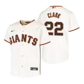 Youth San Francisco Giants Will Clark Nike Cream Replica Home Jersey