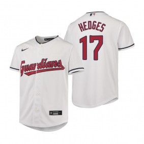 Youth Cleveland Guardians Austin Hedges Nike White Replica Jersey