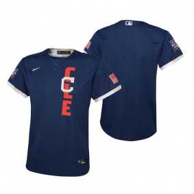 Youth Cleveland Indians Nike Navy 2021 MLB All-Star Game Jersey