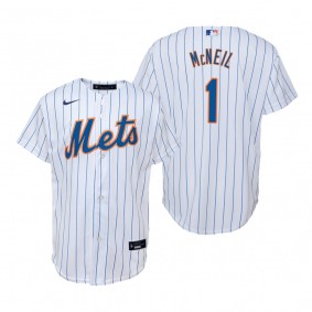 Youth New York Mets Jeff McNeil Nike White Replica Home Jersey