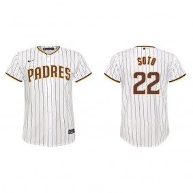 Youth San Diego Padres Juan Soto White Replica Home Jersey