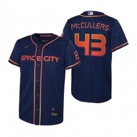 Youth Houston Astros Lance McCullers Nike Navy 2022 City Connect Replica Jersey